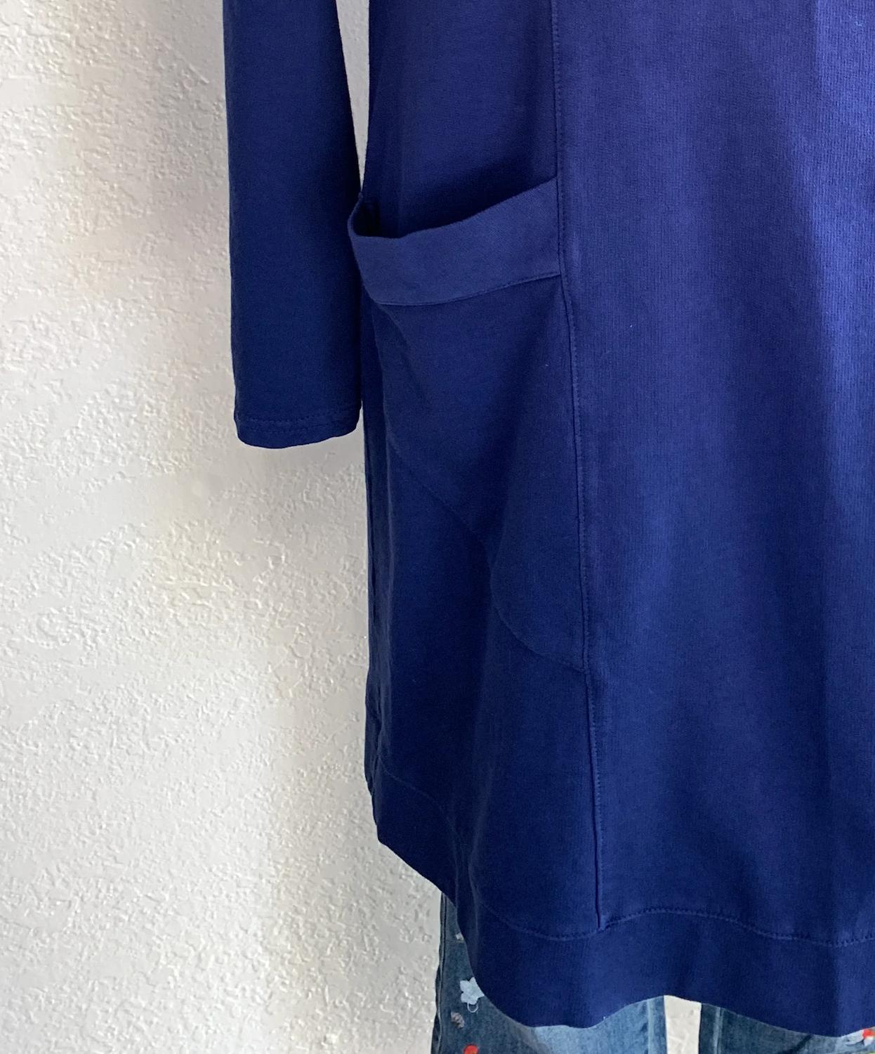 Color Me Cotton - Sweatshirt Dress - blue - clothing - cotton