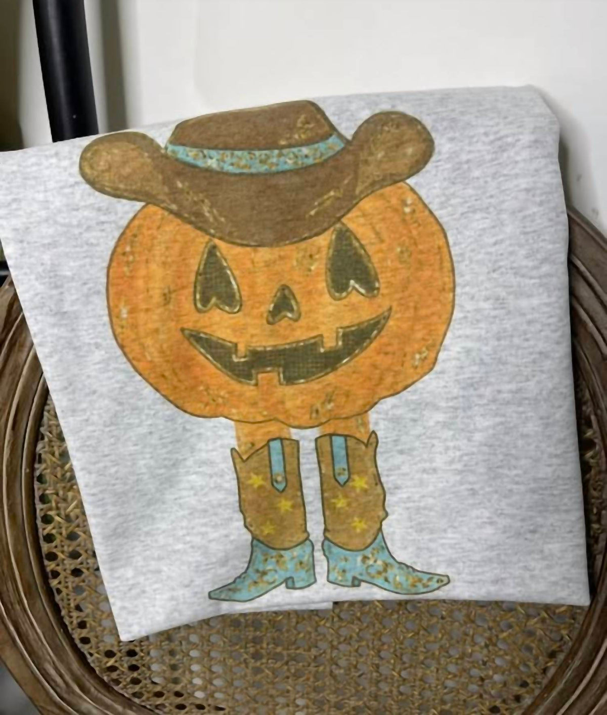 Color Theory - Cowboy Jack O'Lantern Graphic Tee