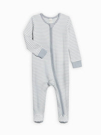 Colored Organics - Boys Peyton Zipper Sleeper Footie