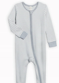 Colored Organics - Boys Peyton Zipper Sleeper Footie