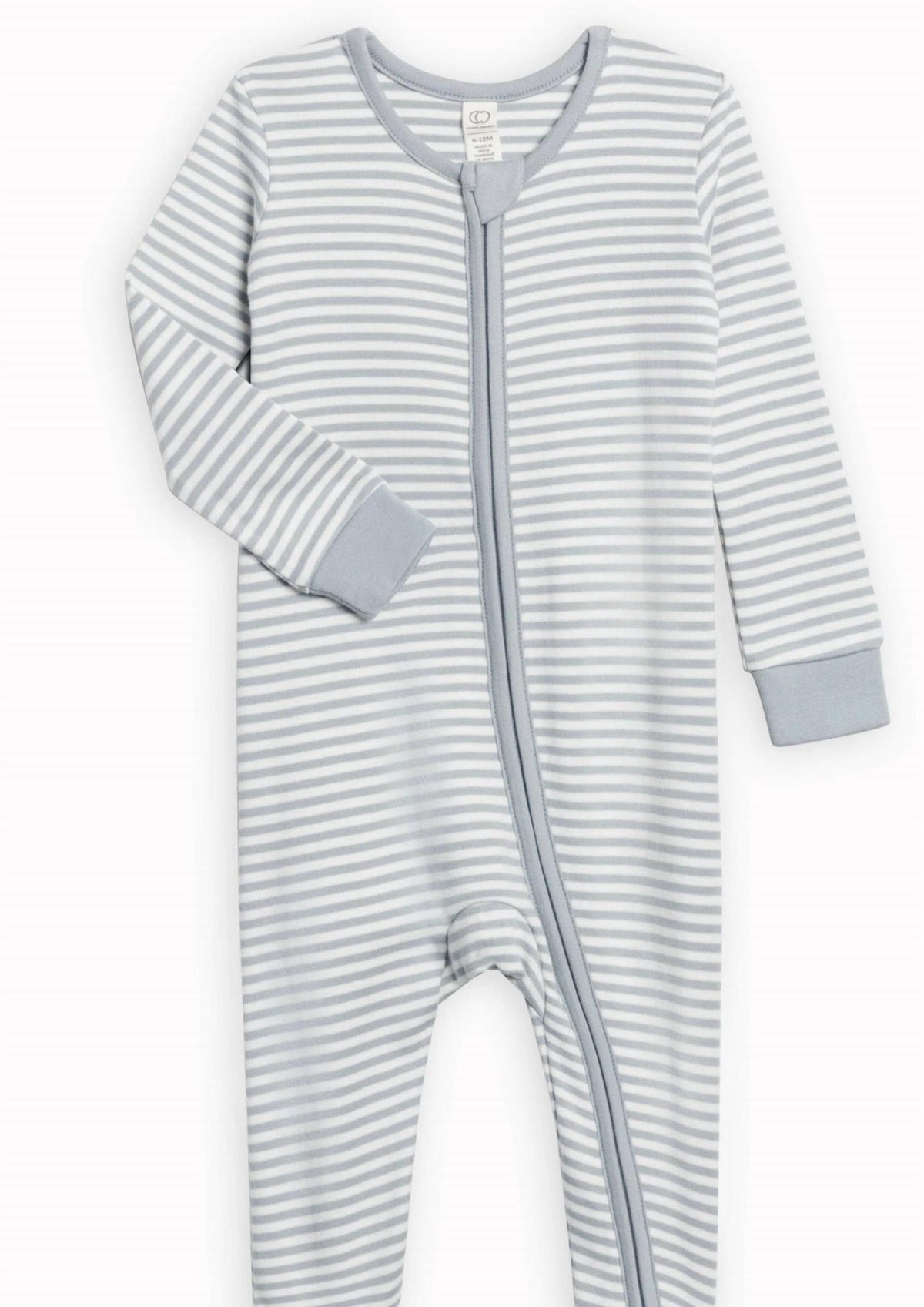 Colored Organics - Boys Peyton Zipper Sleeper Footie