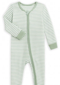Colored Organics - Girls Peyton Zipper Sleeper Footie