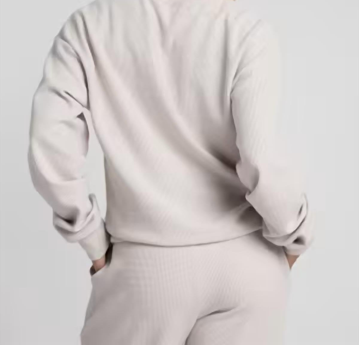 Comfrt - Waffle Lounge Long Sleeve Top