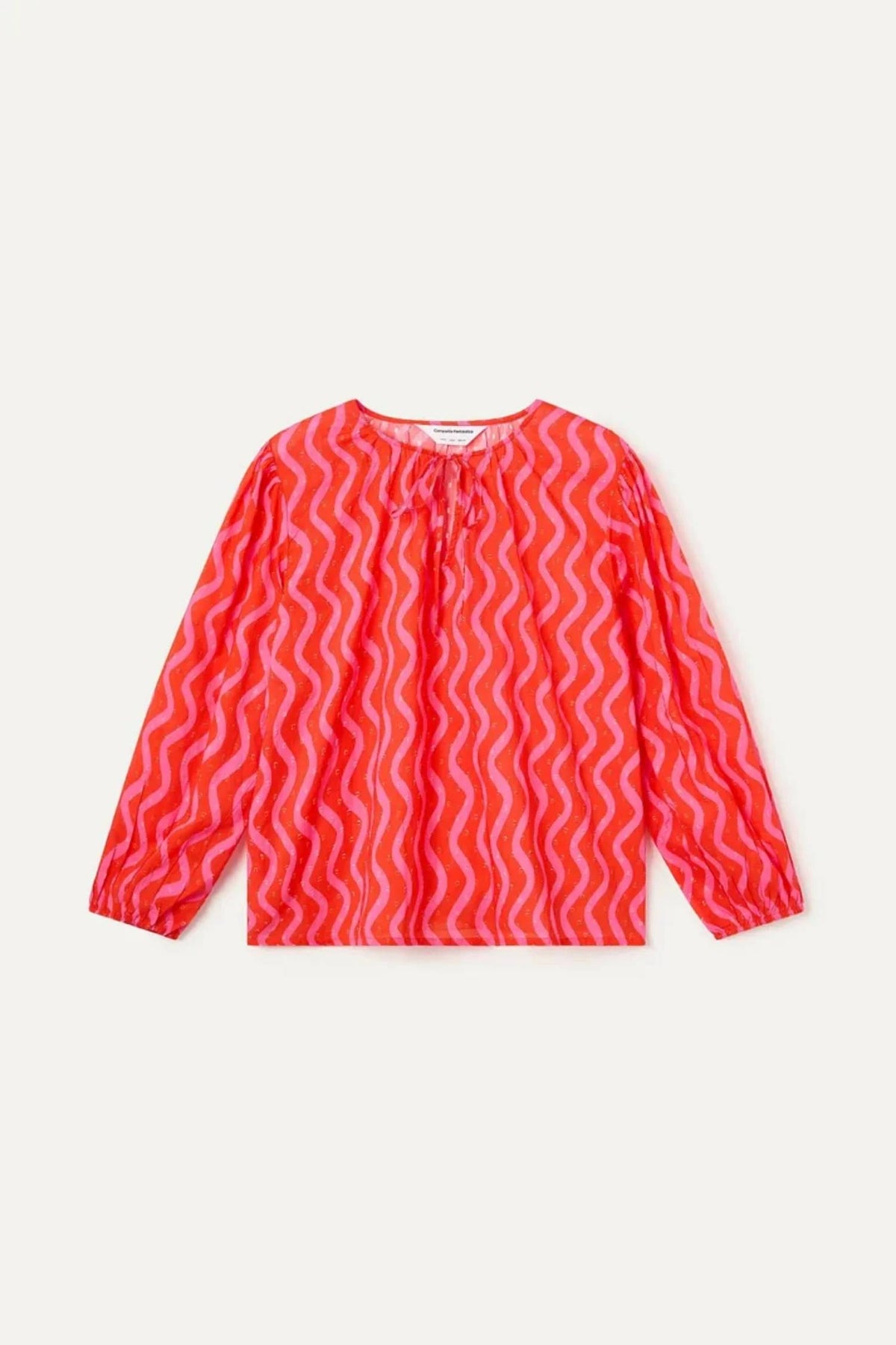 Compania Fantastica - Beach Wave Print Top