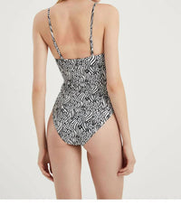 Compania Fantastica - Floral Print Swimsuit - black - clothing - floral