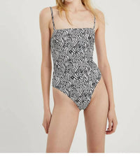 Compania Fantastica - Floral Print Swimsuit - black - clothing - floral