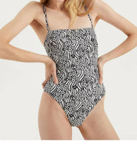 Compania Fantastica - Floral Print Swimsuit - black - clothing - floral