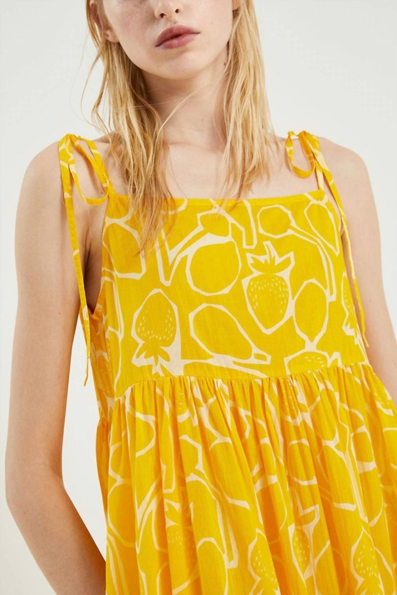 Compania Fantastica - Fruit Print Dress - clothing - dresses - maxi