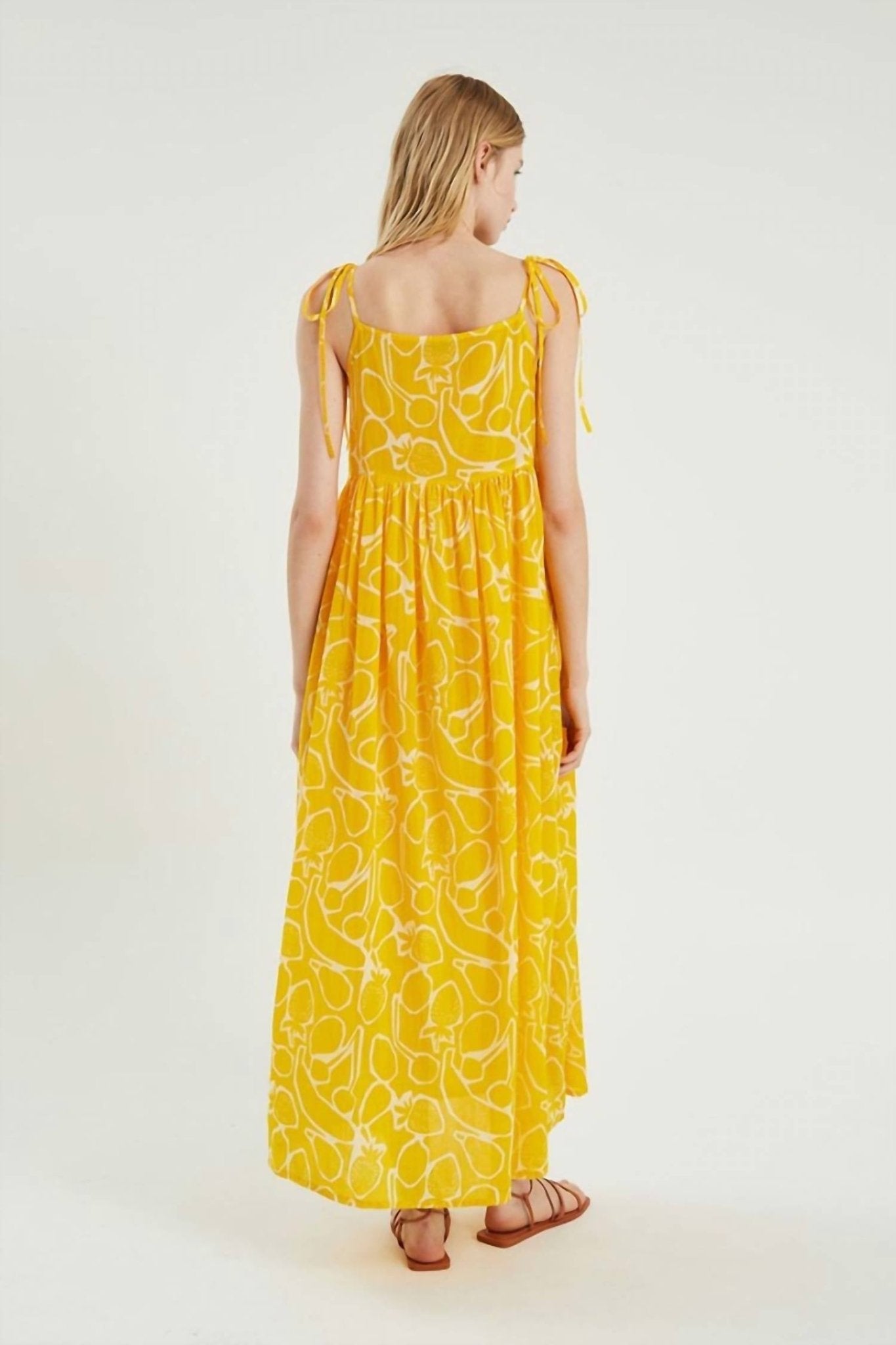 Compania Fantastica - Fruit Print Dress - clothing - dresses - maxi