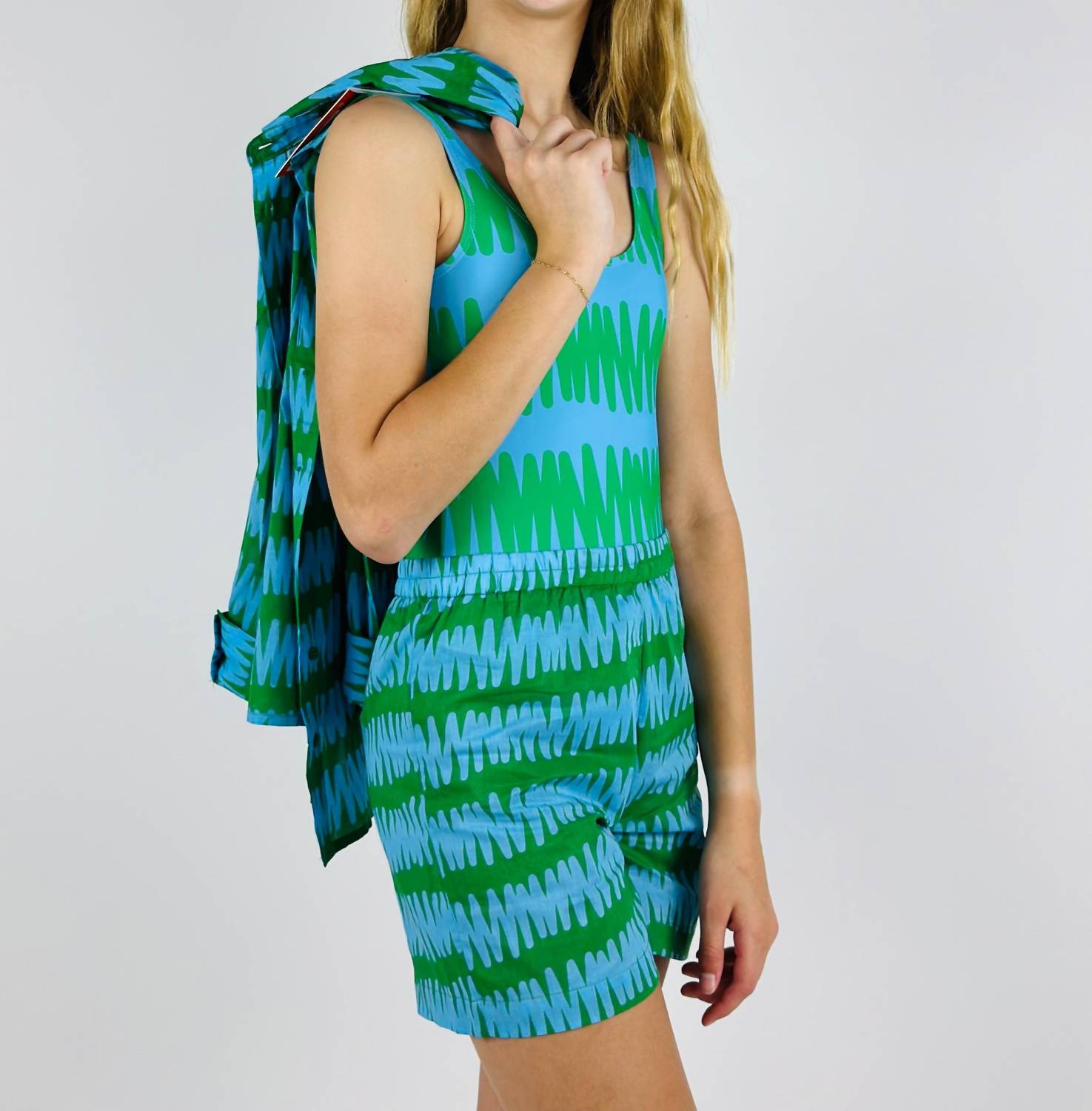 Compania Fantastica - Girl's Beach Vibes Swimsuit - baby - blue - clothing