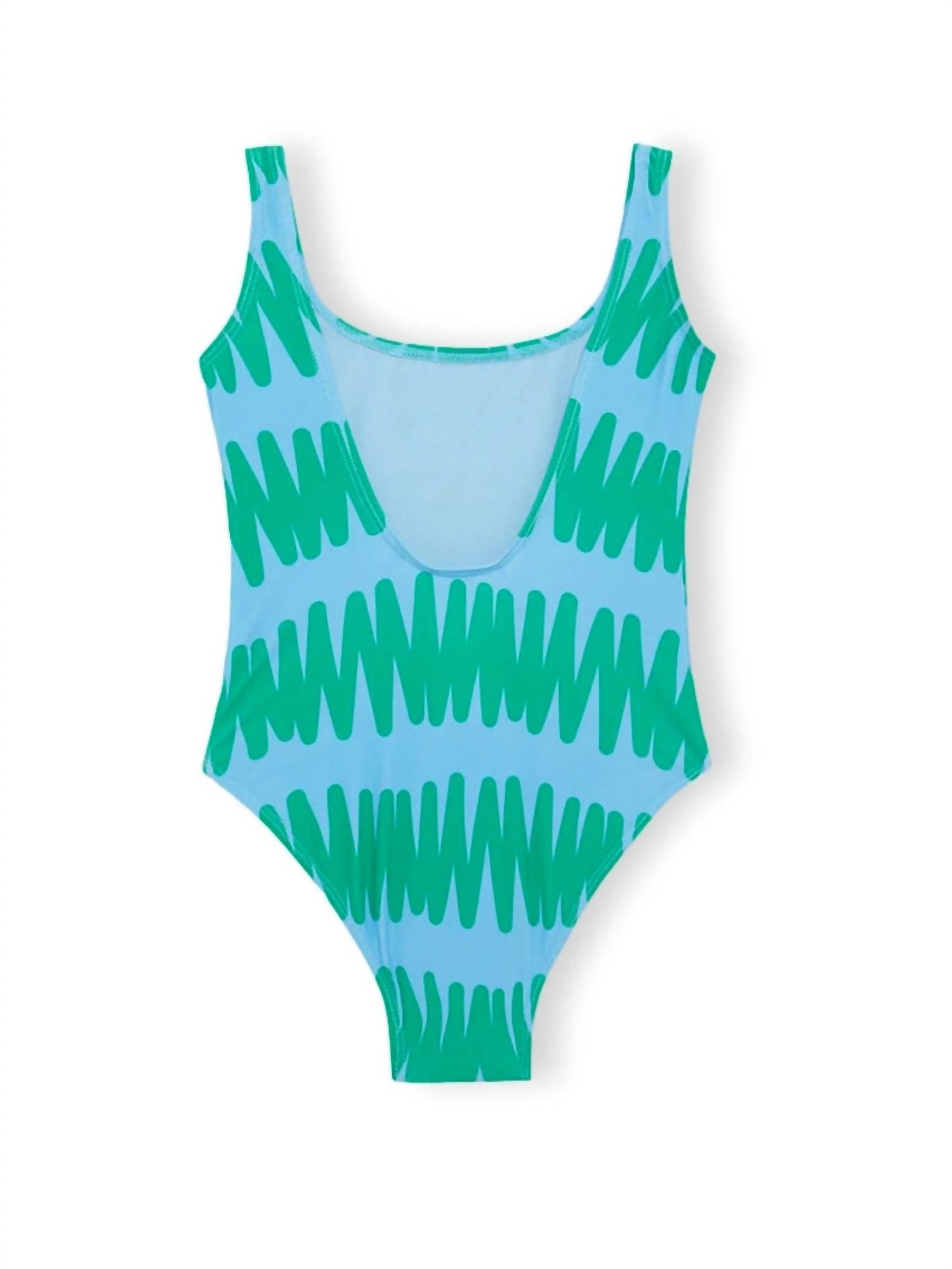 Compania Fantastica - Girl's Beach Vibes Swimsuit - baby - blue - clothing