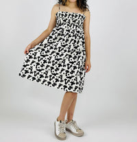 Compania Fantastica - Girl's Coral Print Sun Dress - casual - clothing - dresses