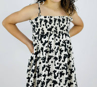 Compania Fantastica - Girl's Coral Print Sun Dress - casual - clothing - dresses