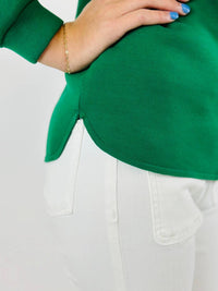 Compania Fantastica - Girl's Neoprene Sweatshirt - clothing - green - hoodies