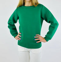 Compania Fantastica - Girl's Neoprene Sweatshirt - clothing - green - hoodies