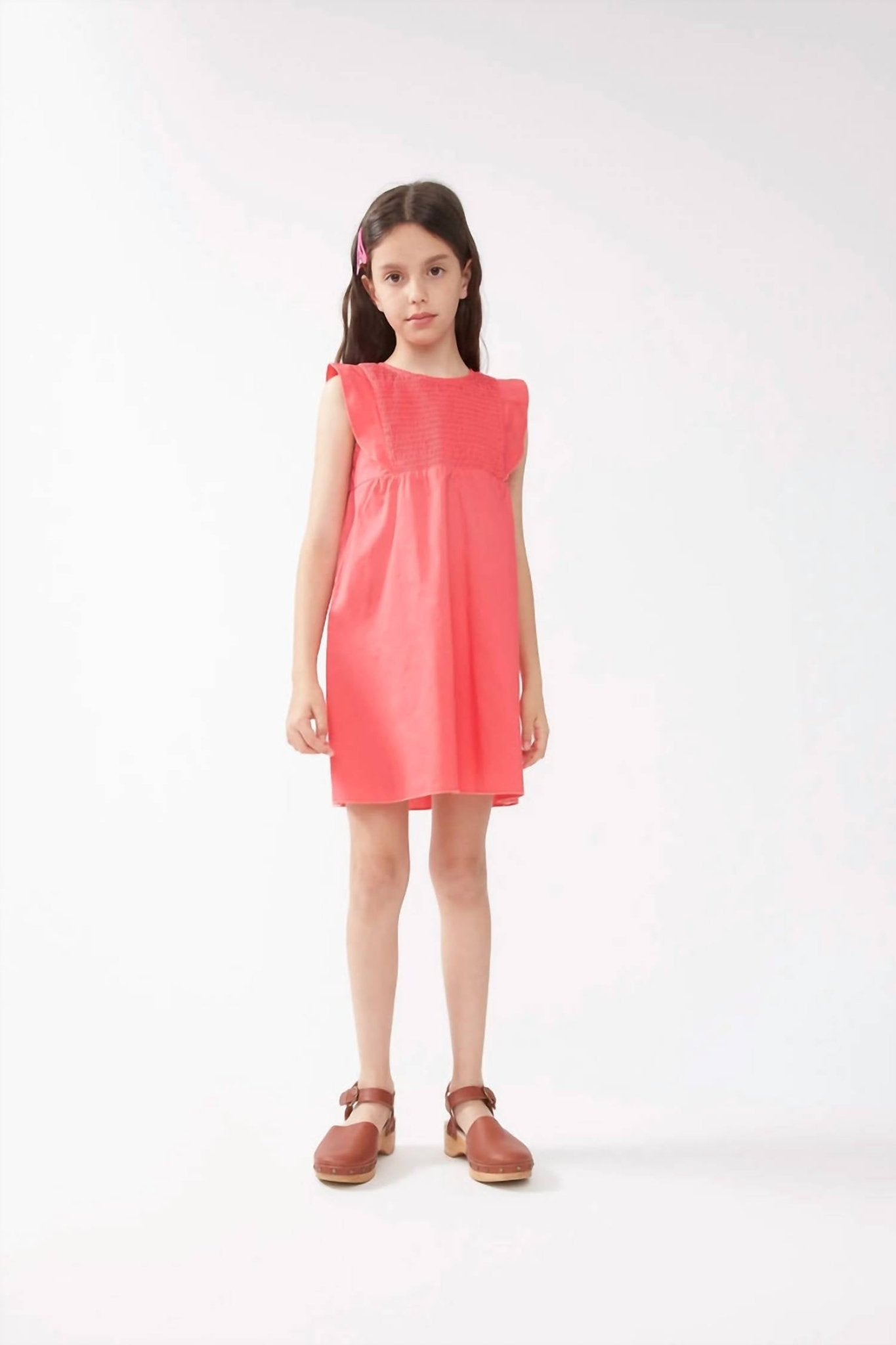 Compania Fantastica - Girl's Short Smocked Dress - casual - clothing - dresses