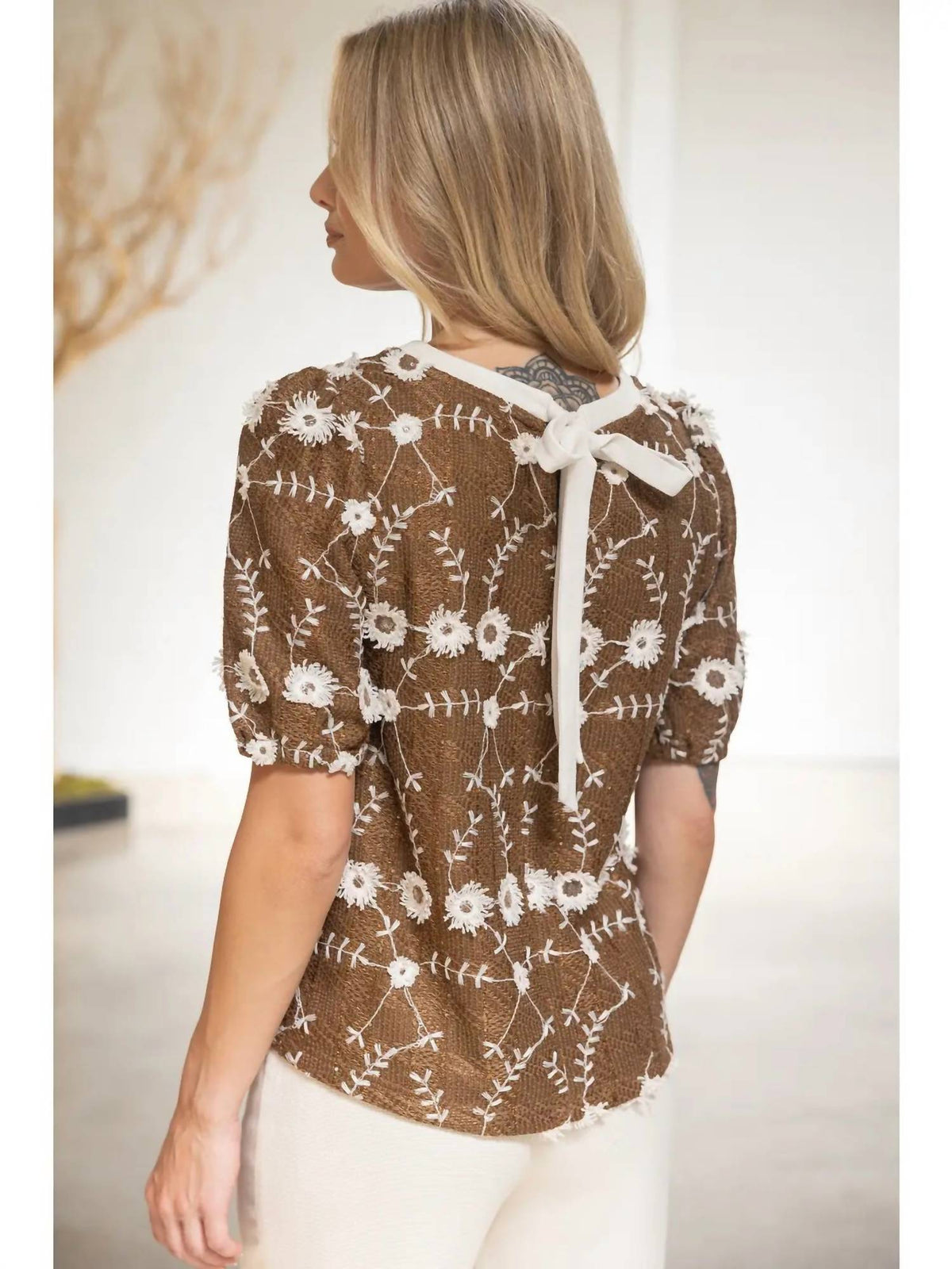 Coquette - Lillian Embroidered Top