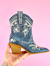 Corkys Footwear - Women's Let's Go Girls Boots - blue - heeled - boots - shoes
