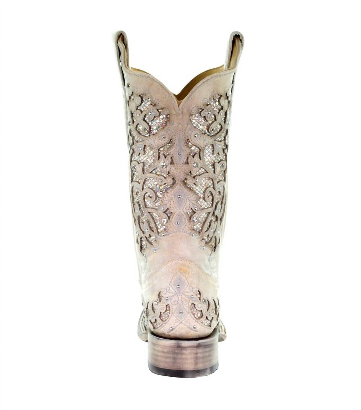 Corral - Women's Glitter Inlay Square Toe Cowboy Boots