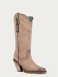 Corral - Women's Pointed Toe Leather Pull-on Boots