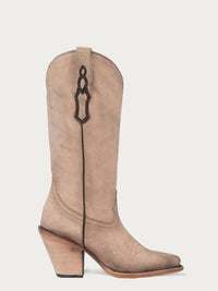 Corral - Women's Pointed Toe Leather Pull-on Boots