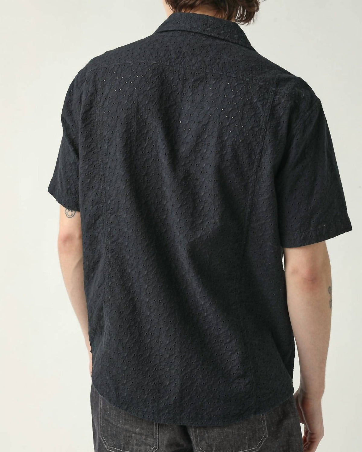 Corridor - Floral Eyelet Button Down Shirt