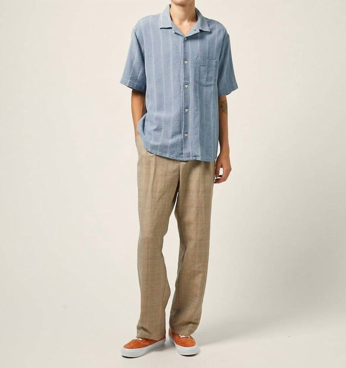 Corridor - Striped Seersucker Shirt