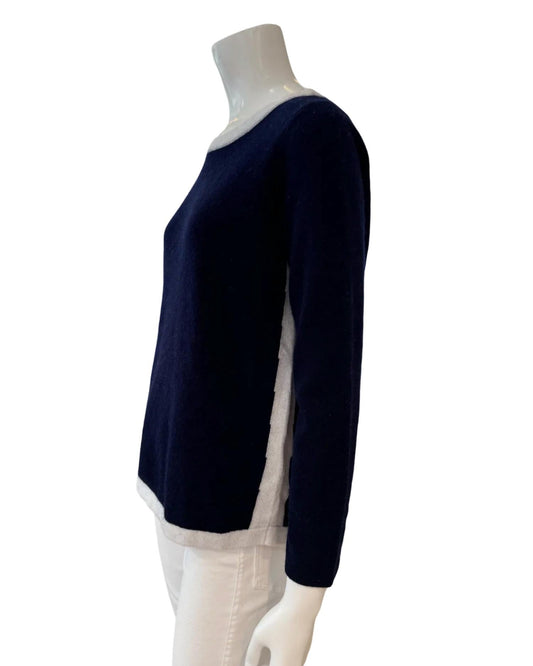 Cortland Park - Lyla Sweater - blue - cashmere - clothing
