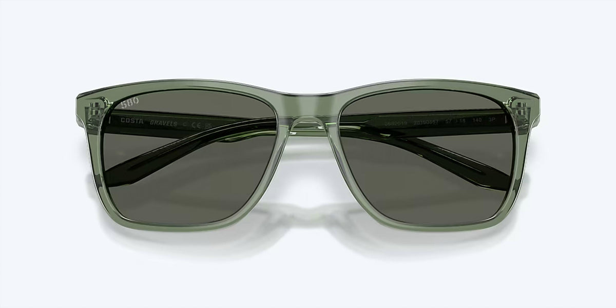 Costa Del Mar - Unisex Keramas Polarized Squared Sunglasses