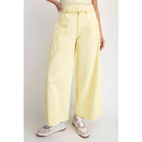 Cotierra - High Rise Wide Leg Jeans