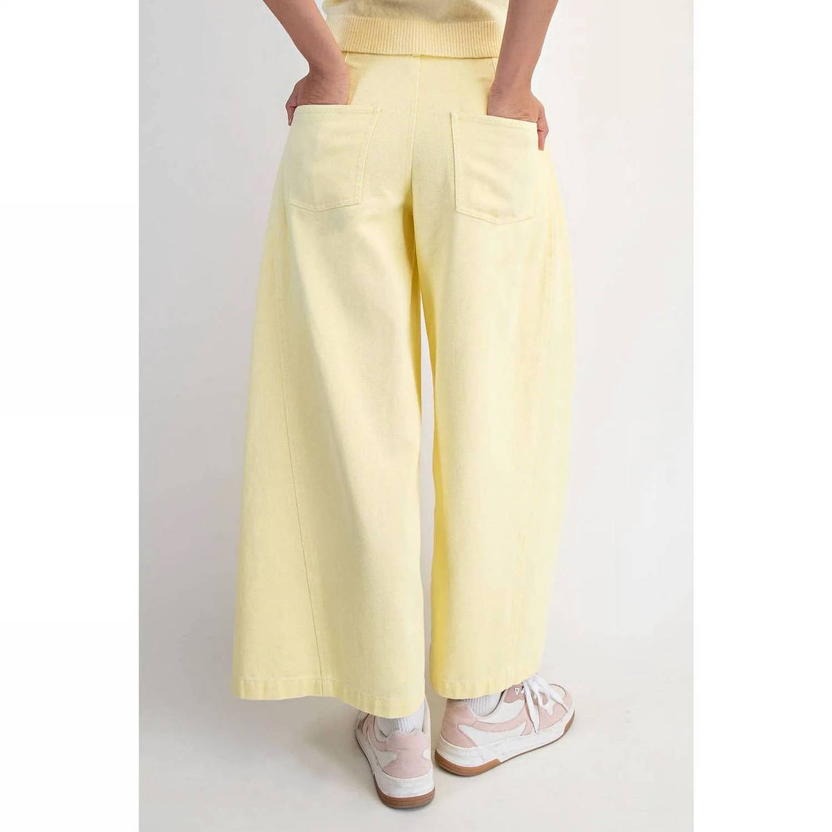 Cotierra - High Rise Wide Leg Jeans