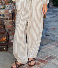 Cotierra - Stripe Wide Leg Pants
