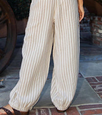 Cotierra - Stripe Wide Leg Pants