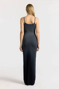 Cotton Citizen - Verona Spaghetti Maxi Dress - black - clothing - cotton - blend