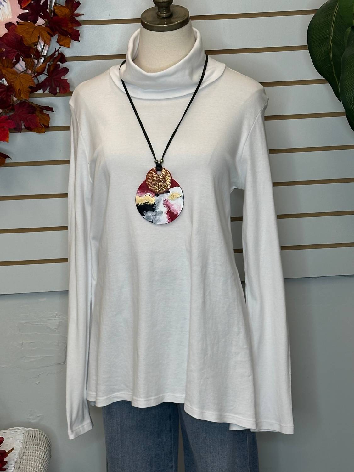 Cotton Lani - Patterson Turtleneck Blouse