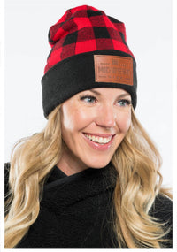 Cows X Cacti - Midwest Plaid Beanie