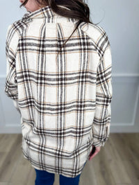 Cozy Co. - Plaid Long Sleeve Shacket