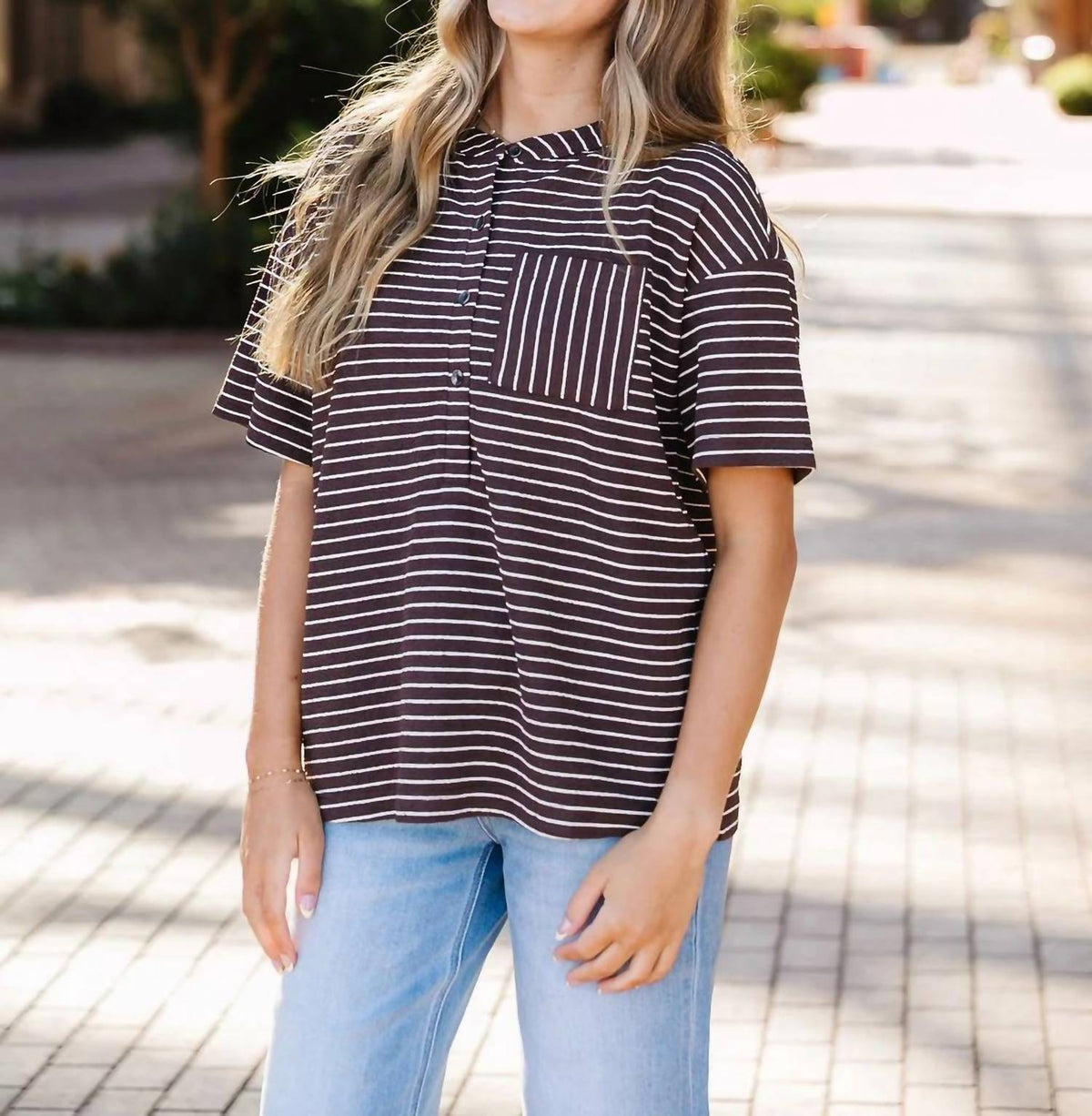 Cozy Co. - Winslow Stripe Top