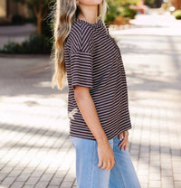 Cozy Co. - Winslow Stripe Top
