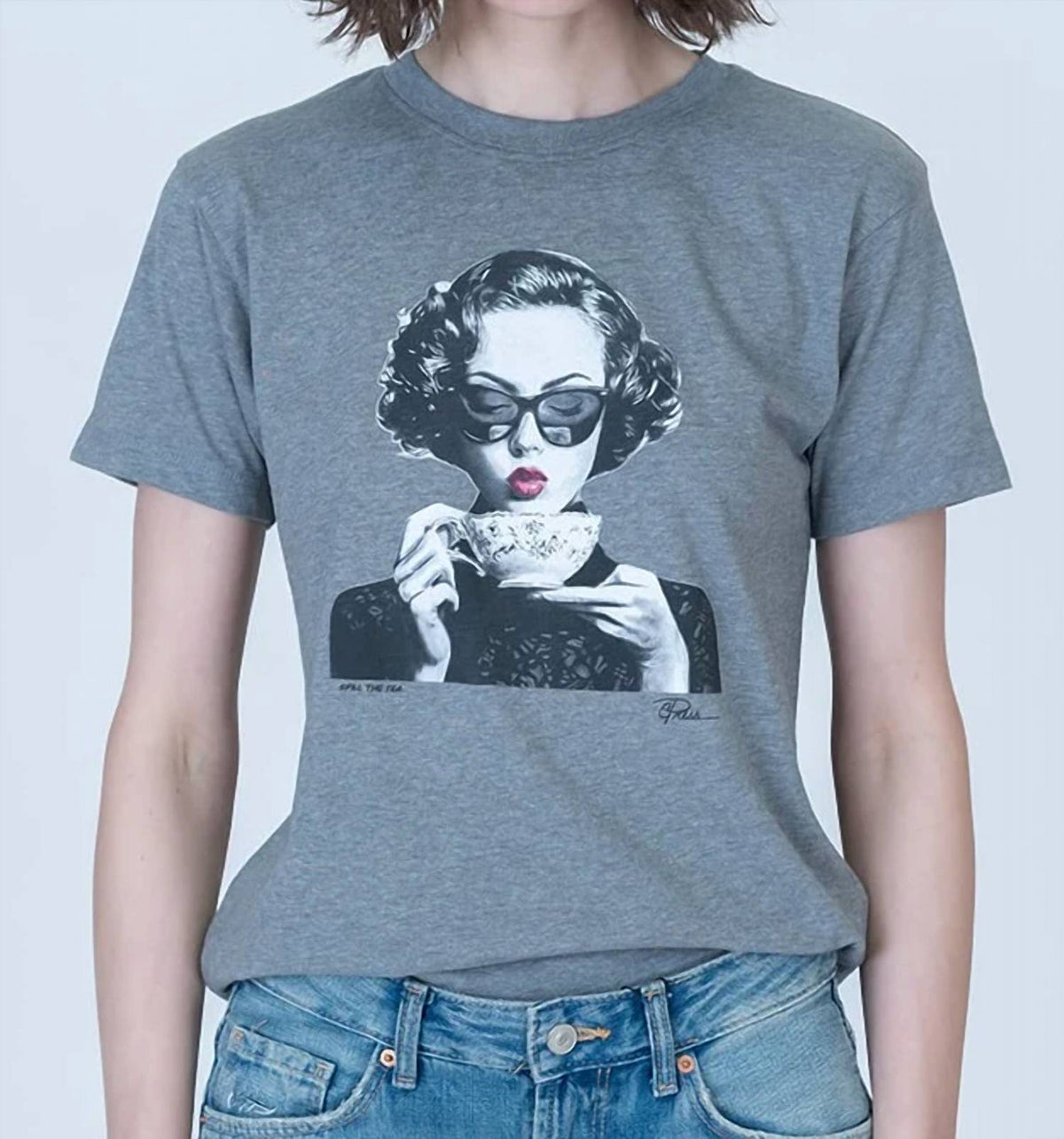 Cpress Studio - Spill the Tea Mushie Tee