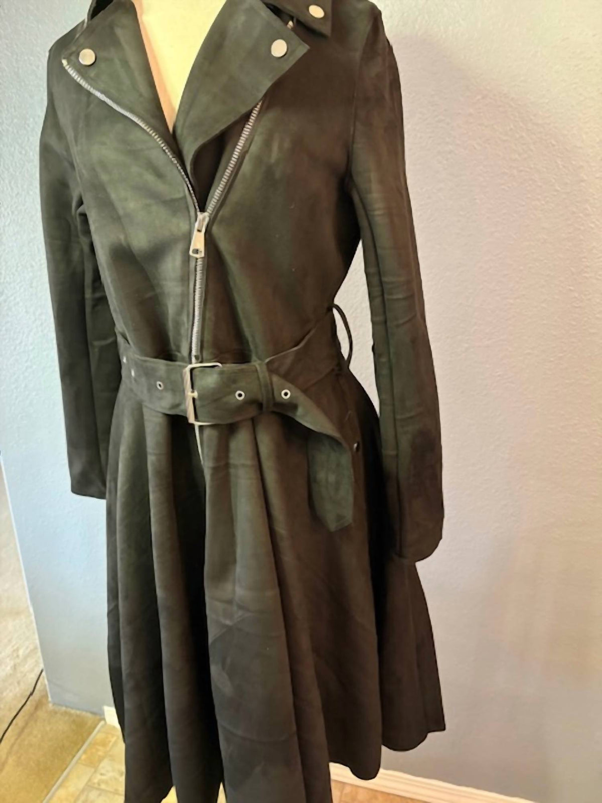 Cqbycq - Women's Long Sleeve Zipper dress