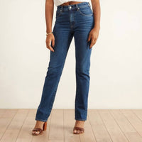 Cqy - Candid High Rise Slim Jeans - blue - clothing - cotton - blend