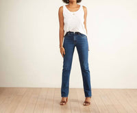Cqy - Candid High Rise Slim Jeans - blue - clothing - cotton - blend