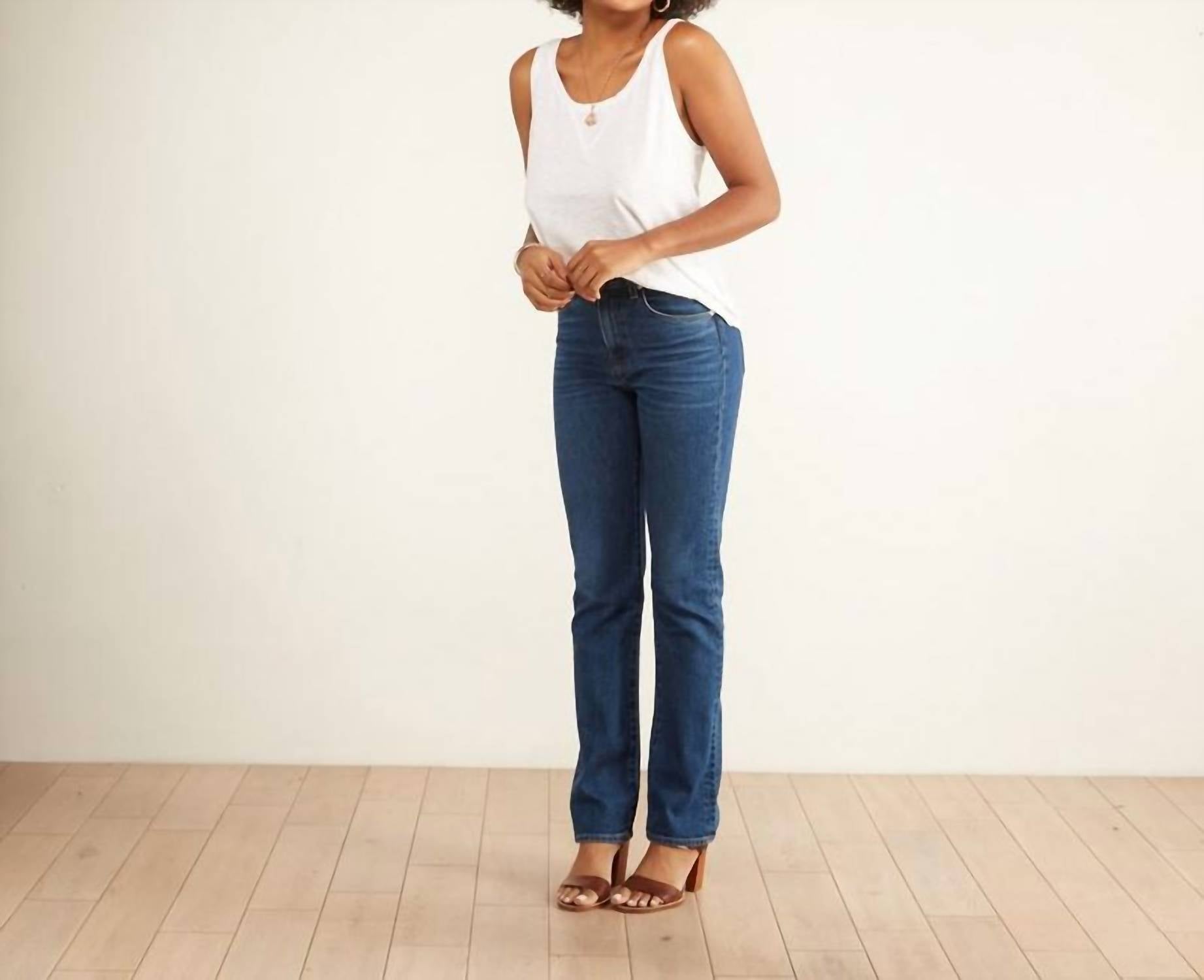 Cqy - Candid High Rise Slim Jeans - blue - clothing - cotton - blend