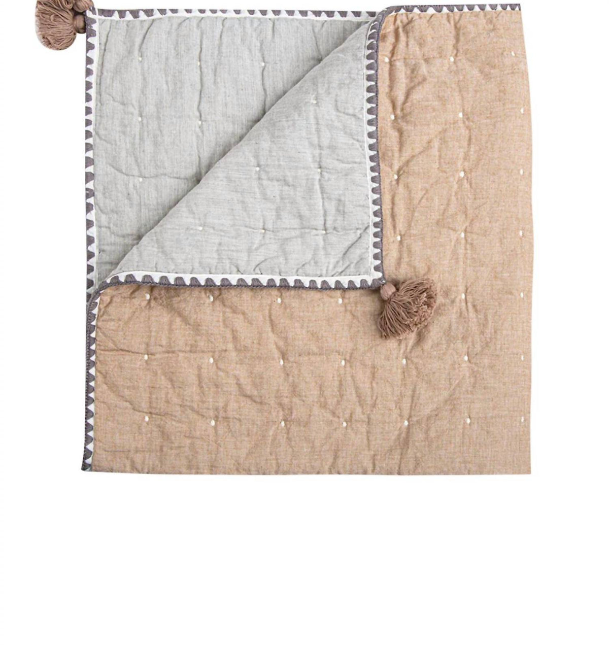 Crane Baby - Ezra Copper Quilted Blanket