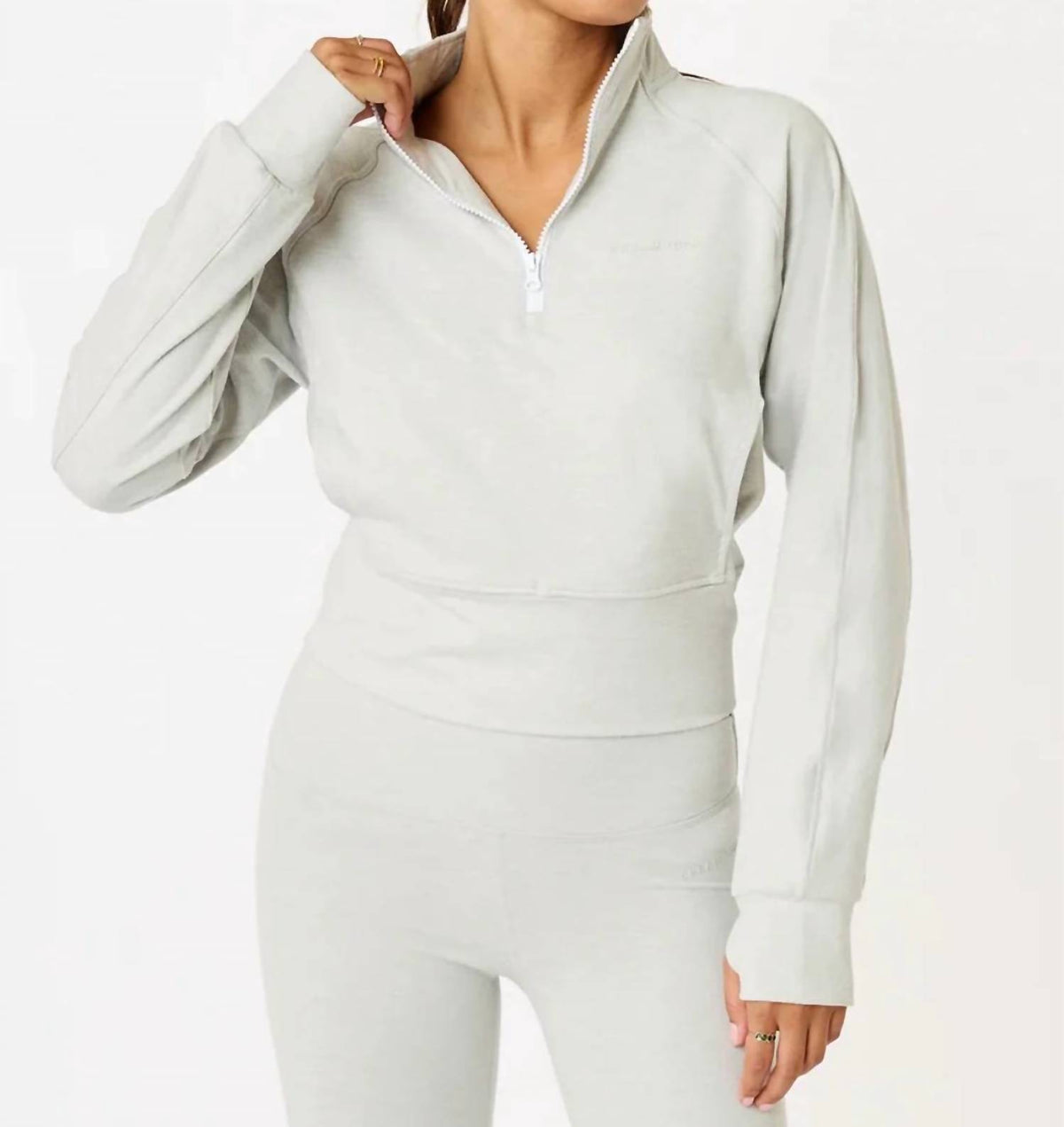 Cream Yoga - Olivia Half Zip Pullover Top