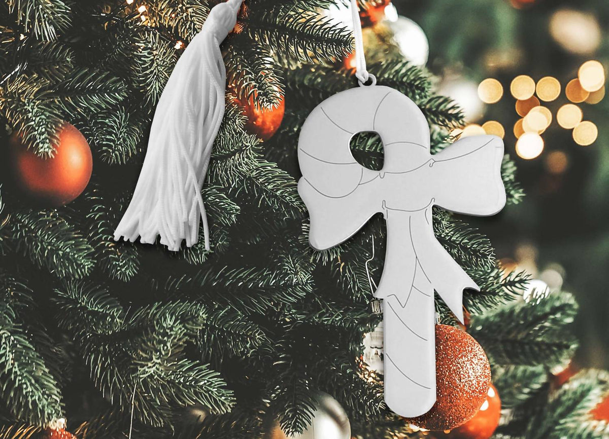 Creative Gifts International - Candy Cane Ornament with Tassel