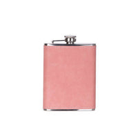 Creative Gifts International - Leatherette Flask, 8 Oz