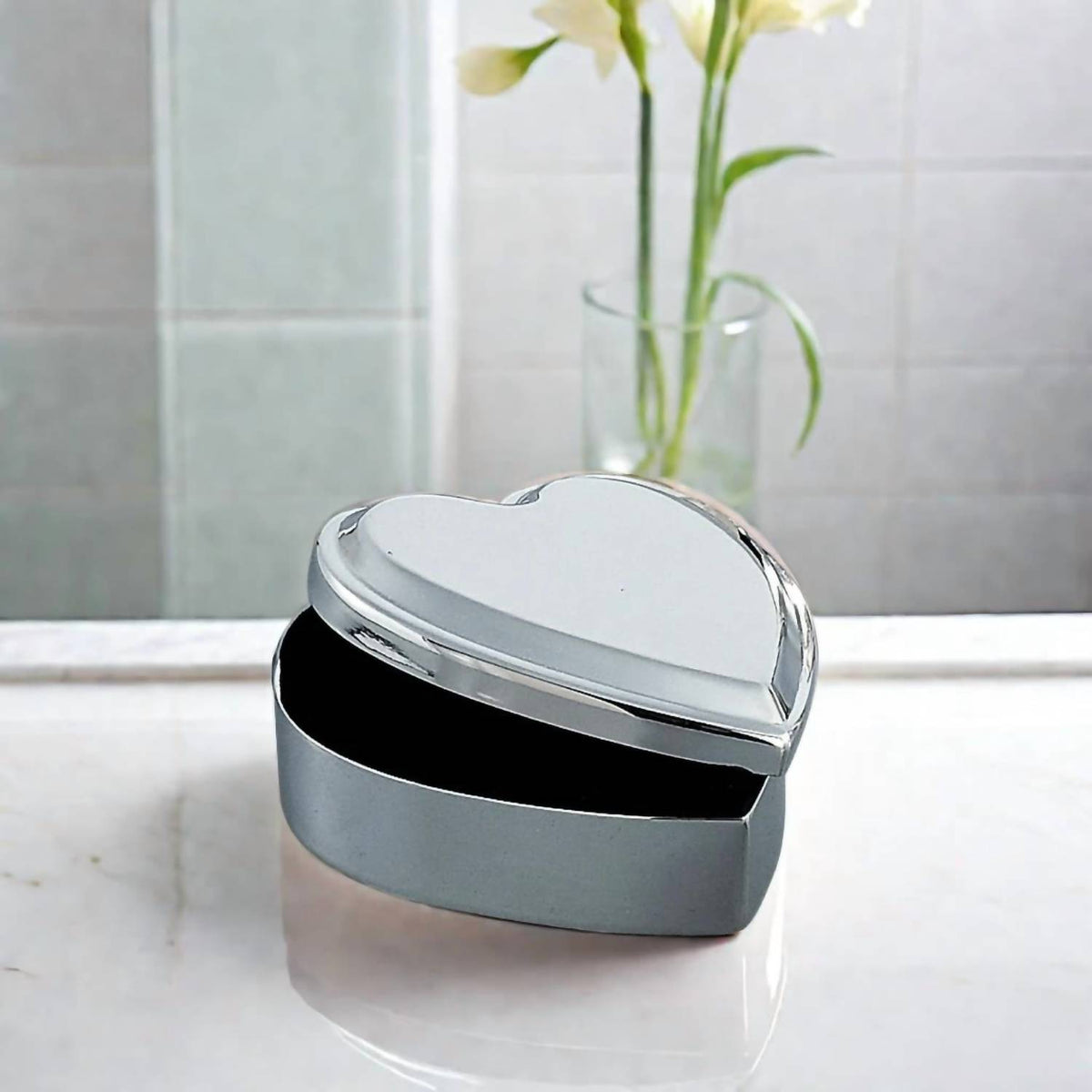 Creative Gifts International - Polished Heart Shaped Box