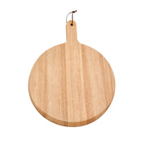 Creative Gifts International - Rubberwood Pizza Board with Handle